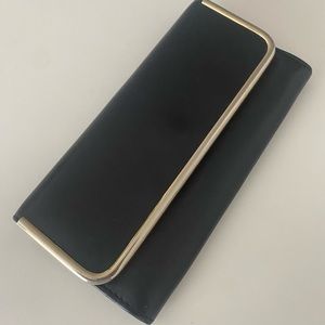 Carven black leather wallet